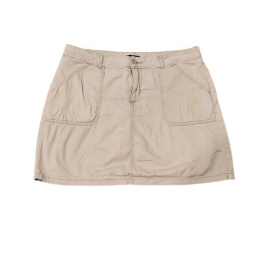 [Lee] Regular Fit Mid Rise Gray Skort